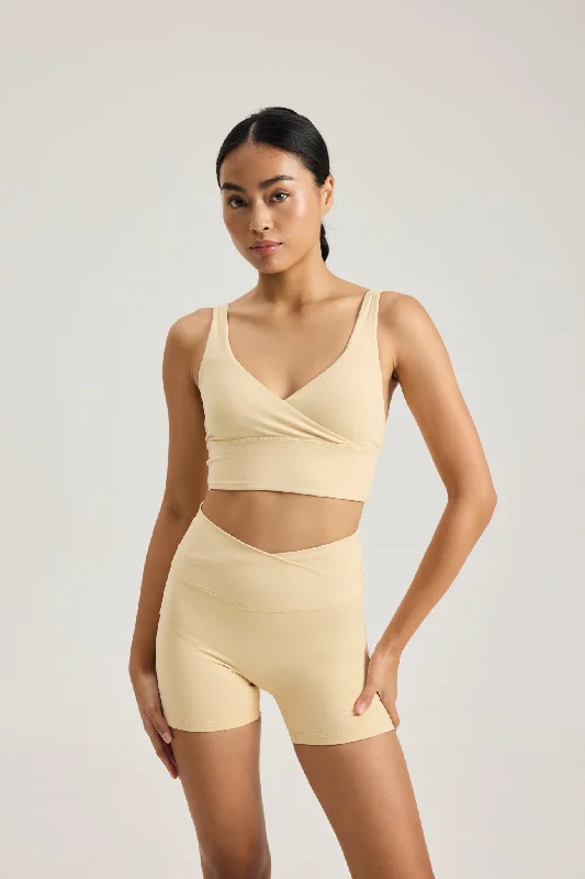 underwire women sport bra for enhanced shaping Wrap Bra in Melt