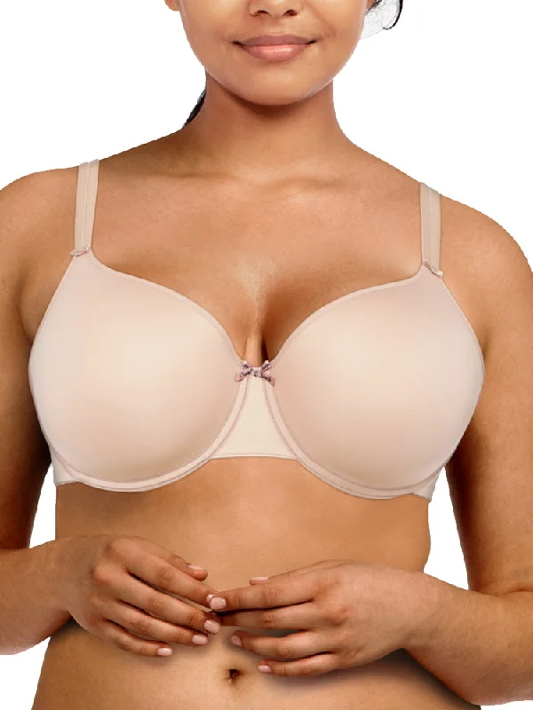 solid color women T Shirt Bras in neutral tones Basic Invisible T-Shirt Bra - Soft Pink solid color women T Shirt Bras in neutral tones Basic Invisible T-Shirt Bra - Soft Pink