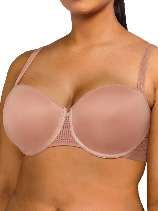 printed women T Shirt Bras with geometric designs Motif T-Shirt Bra - Blush
