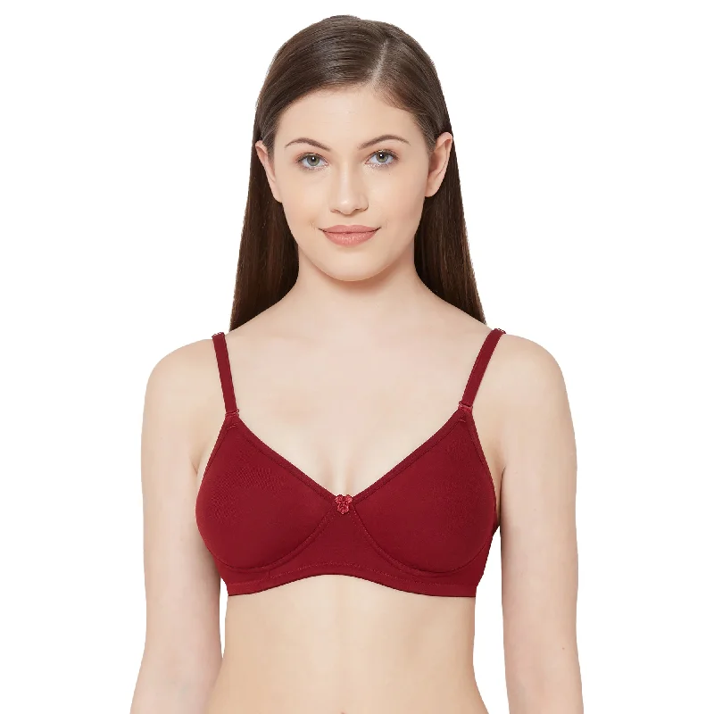 antibacterial women T Shirt Bras for hygiene 1030-Cotton Basics Plain Soft Padded T-Shirt Bra Maroon antibacterial women T Shirt Bras for hygiene 1030-Cotton Basics Plain Soft Padded T-Shirt Bra Maroon
