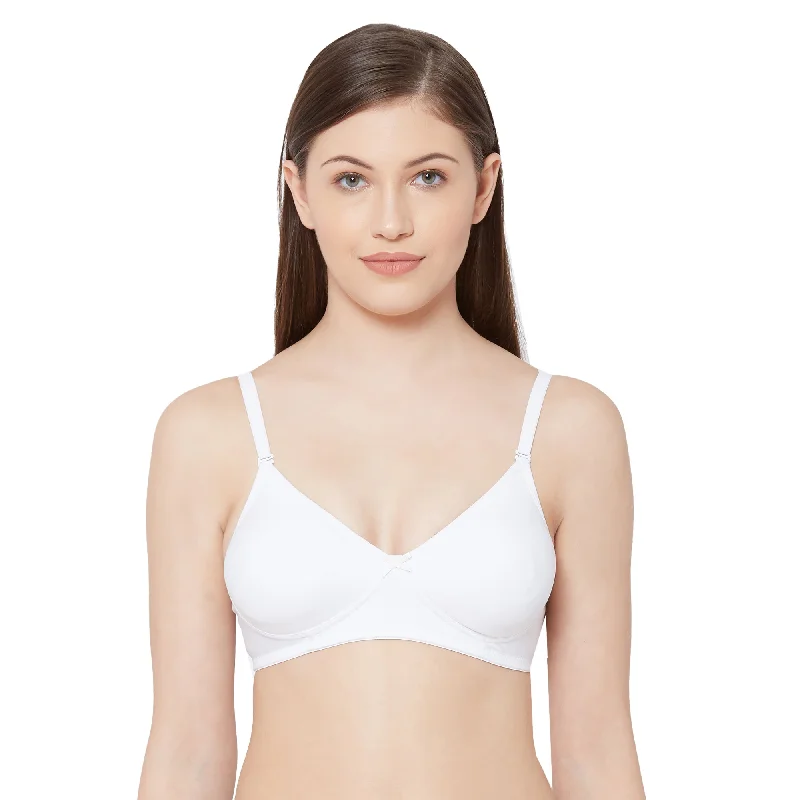 convertible women T Shirt Bras with adjustable straps 1030-Cotton Basics Plain Soft Padded T-Shirt Bra White convertible women T Shirt Bras with adjustable straps 1030-Cotton Basics Plain Soft Padded T-Shirt Bra White