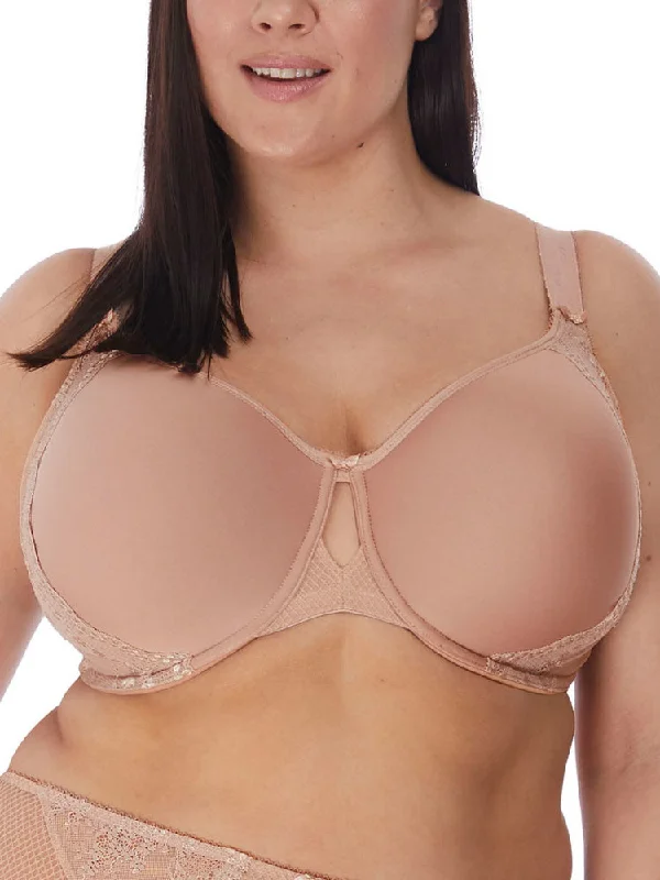 yoga women T Shirt Bras for flexibility Charley Moulded Spacer Bra - Fawn