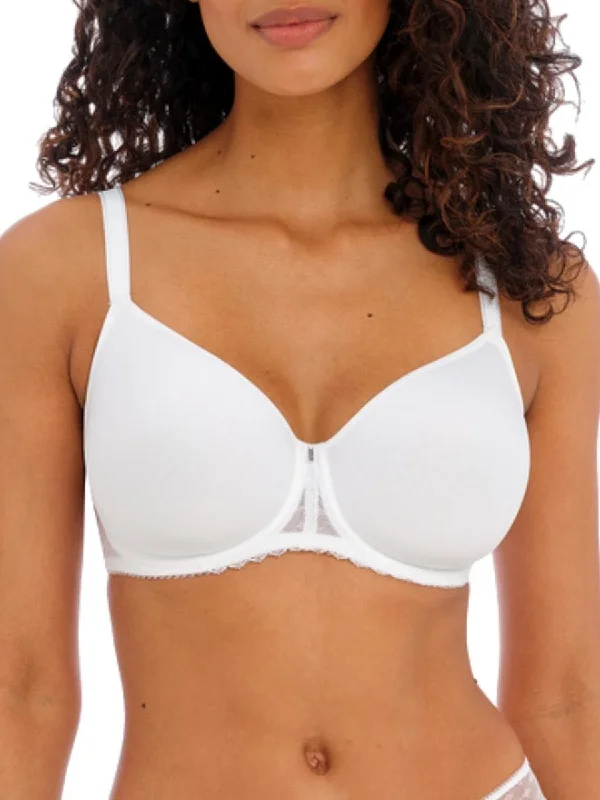 celebrity inspired women T Shirt Bras Signature Moulded Spacer Bra - White