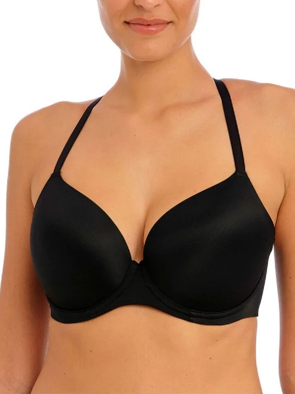 breathable women T Shirt Bras in hot weather Undetected Sweetheart T-Shirt Bra - Black breathable women T Shirt Bras in hot weather Undetected Sweetheart T-Shirt Bra - Black
