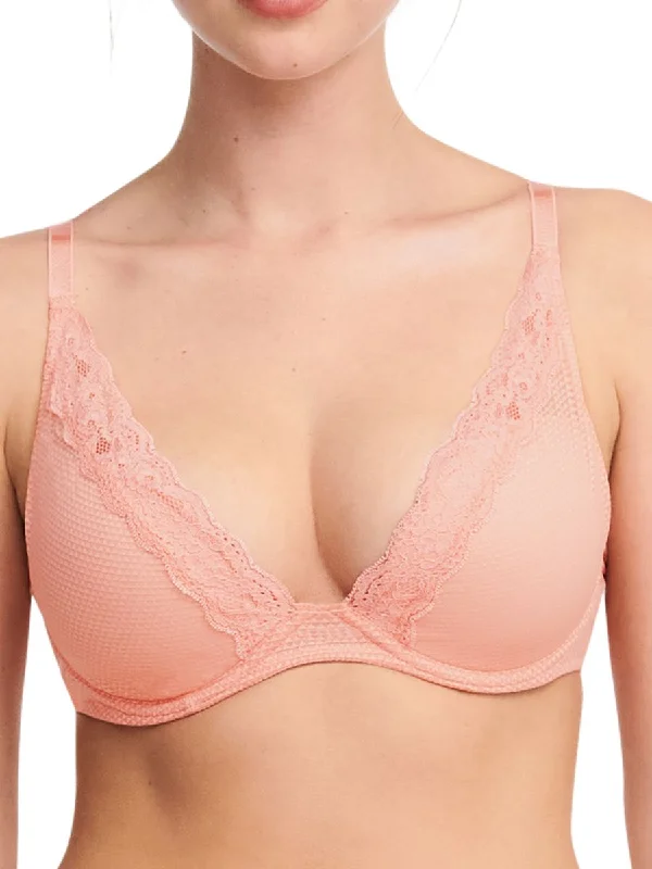 plus size women T Shirt Bras for a perfect fit Brooklyn Plunge Bra - Candlelight Peach plus size women T Shirt Bras for a perfect fit Brooklyn Plunge Bra - Candlelight Peach