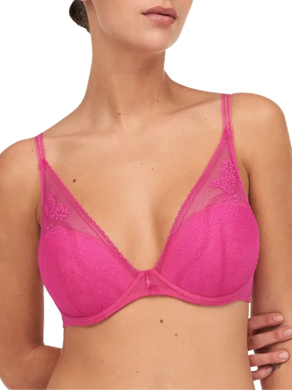 plus size women T Shirt Bras for a perfect fit Maddie Plunge T-Shirt Bra - Fuchsia Purple