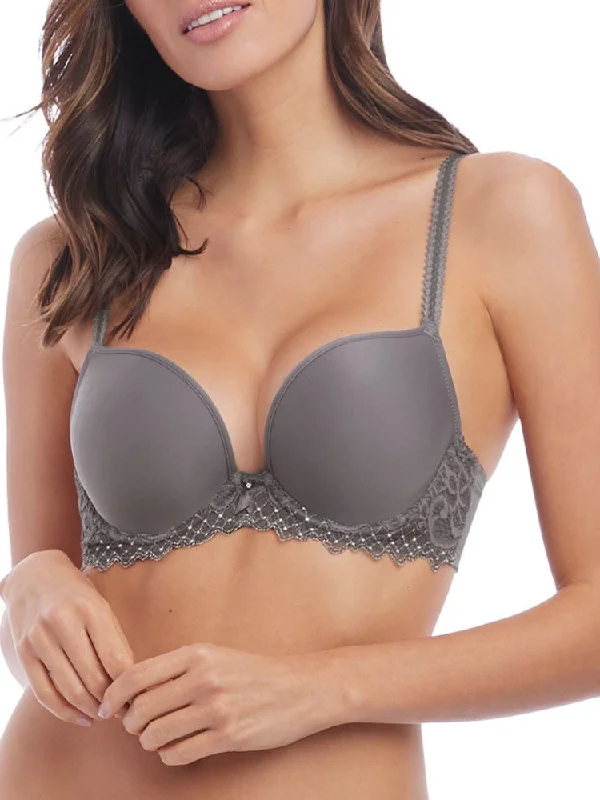 padded shoulder straps women T Shirt Bras for comfort Lace Essentiel Contour Bra - Soft Grey padded shoulder straps women T Shirt Bras for comfort Lace Essentiel Contour Bra - Soft Grey
