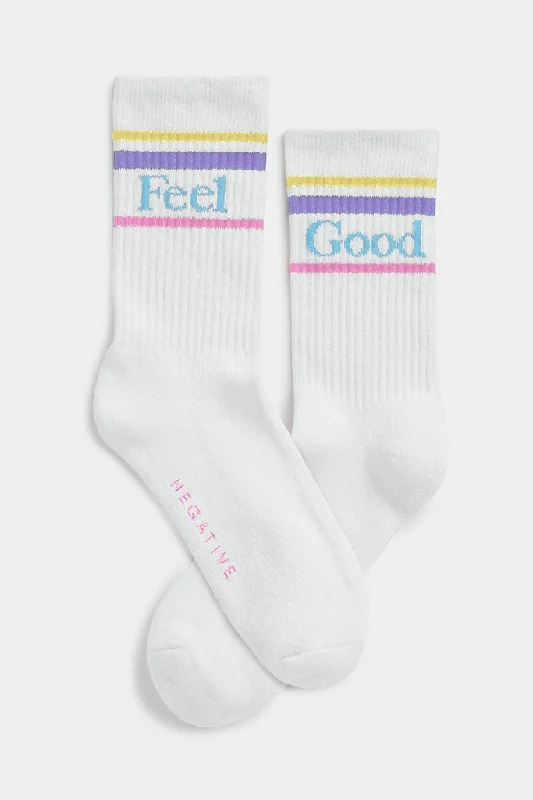 Women's quick - dry socks for water activities Feel Good Varsity Sock in Confetti
