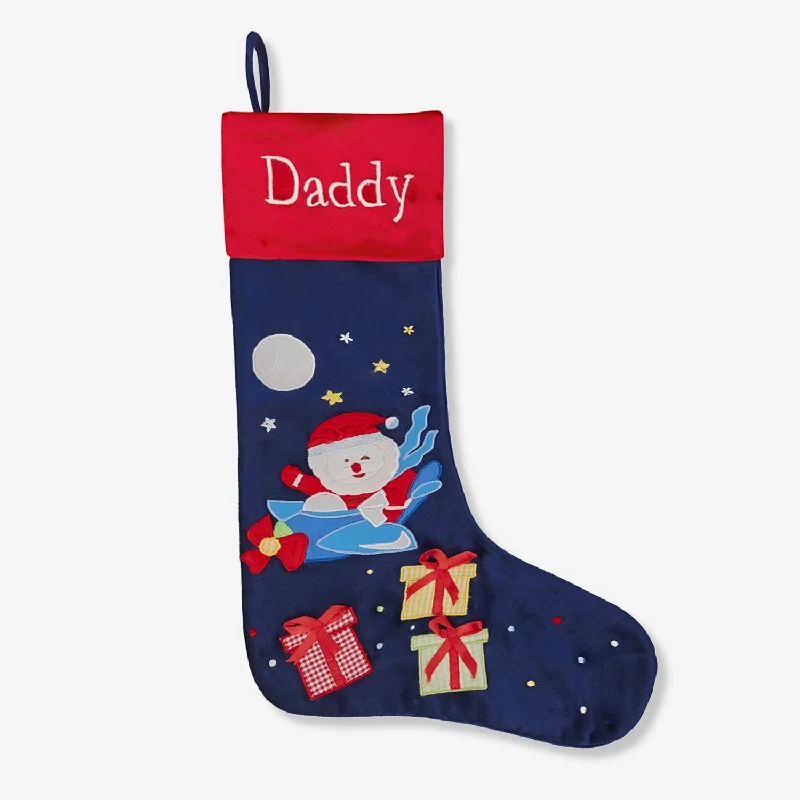 Nude - colored stockings for a natural look Flying Santa Luxe Stocking
