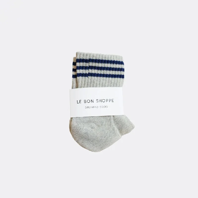 Women's satin - trimmed socks for a touch of elegance Girlfriend Socks (Sailor)