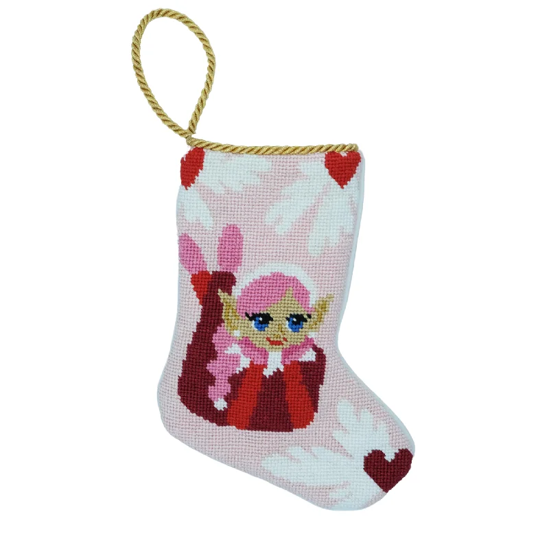Winter - wear stockings for cold weather Kathy Hilton Hunky Dory Elf Bauble Stocking