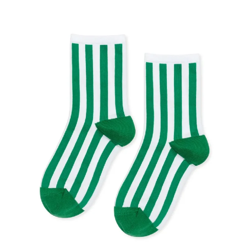 Women's microfiber socks for a lightweight option Manchester Crew Socks (Emerald)