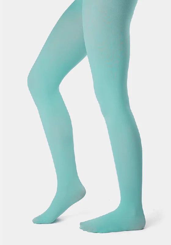 Tights with Suspender Belts Premium 50 Denier Tights Marine