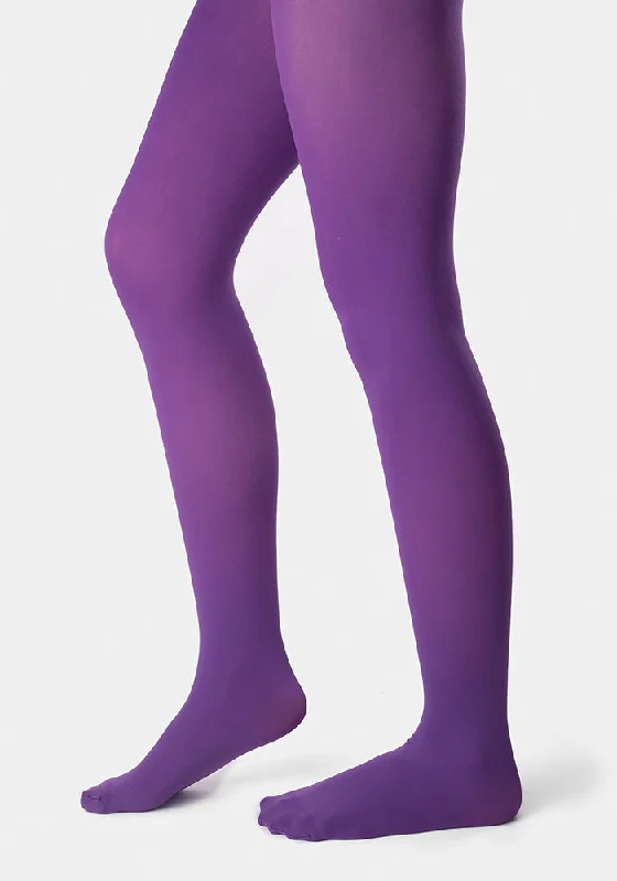 Velvet Tights for Women Premium 50 Denier Tights Sapphire