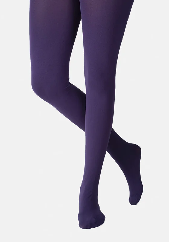 Sparkle Tights for Parties Premium 80 Denier Tights Purple