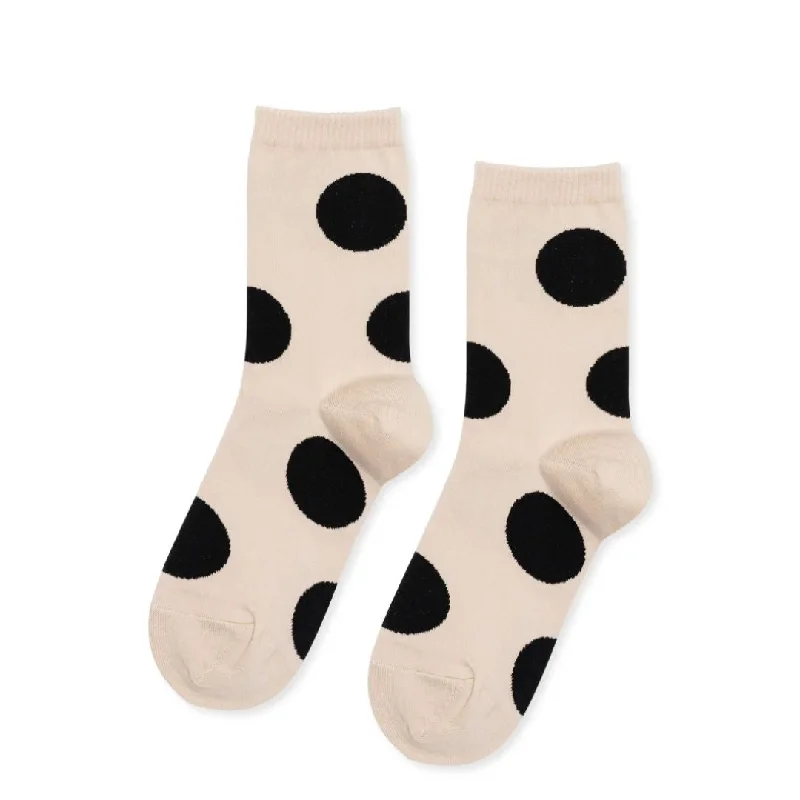 Women's silk - lined socks for a luxurious feel Rie Crew Socks (Blush)
