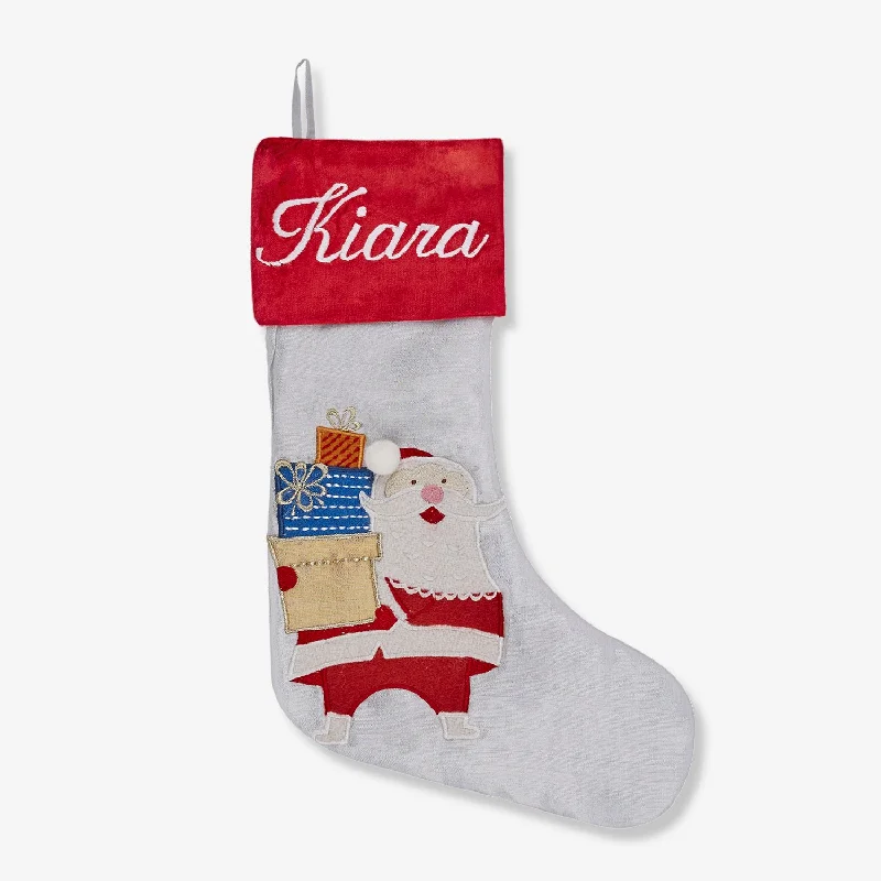 Sports stockings for athletic activities Santa With Gifts Mini Stocking