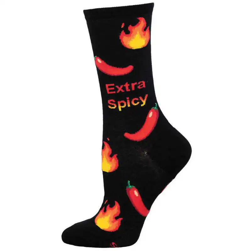 Women's hypoallergenic socks for sensitive skin 'Extra Spicy' Women's printed socks