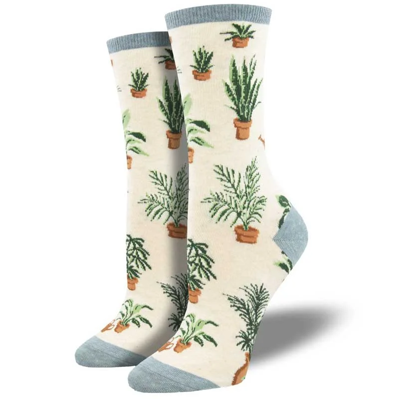 Women's moisture - wicking socks for sports 'Home Grown' Women's printed socks