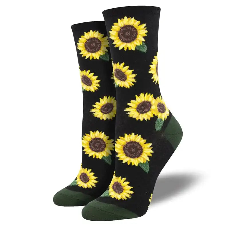 Women's spandex - infused socks for stretch 'More Blooming Socks' Women's Printed Socks Women's spandex - infused socks for stretch 'More Blooming Socks' Women's Printed Socks