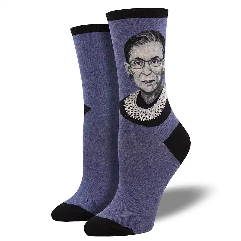 Women's nylon - reinforced socks for durability 'Ruth Bader Ginsburg' Women's Printed Socks Women's nylon - reinforced socks for durability 'Ruth Bader Ginsburg' Women's Printed Socks