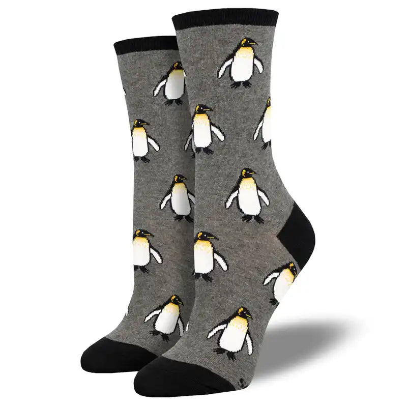 Women's cushioned sole socks for shock absorption 'The Coolest Emperor' Women's Printed Socks