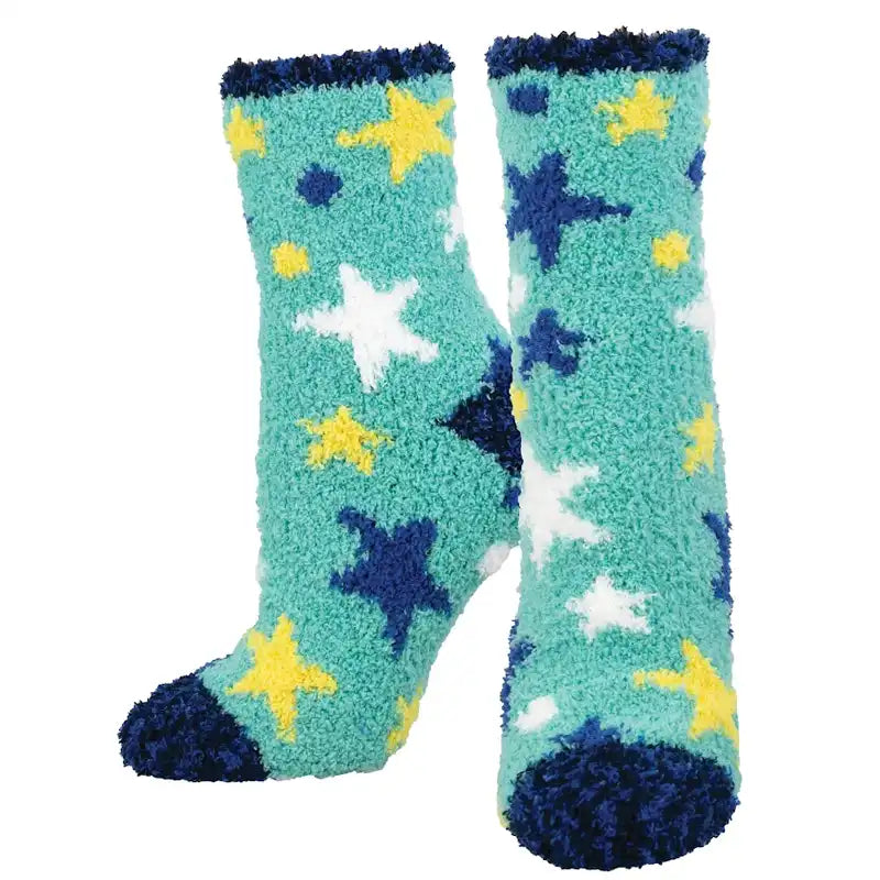 Women's thermal socks for cold weather 'Superstar' Printed Plush Women's Socks