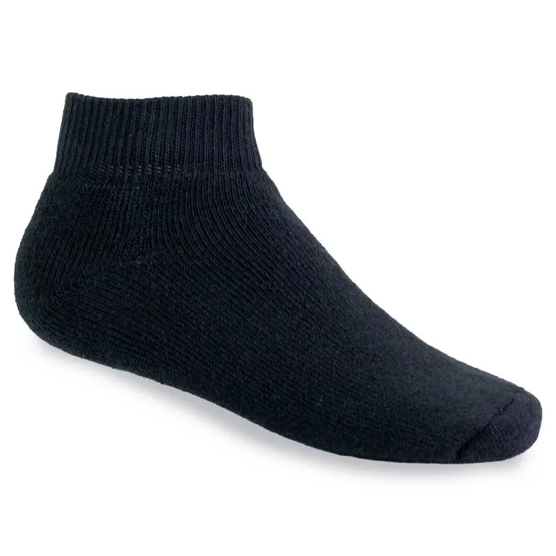Women's nylon - reinforced socks for durability Stone Peak Adult No-show Sport Socks - Black 3pk