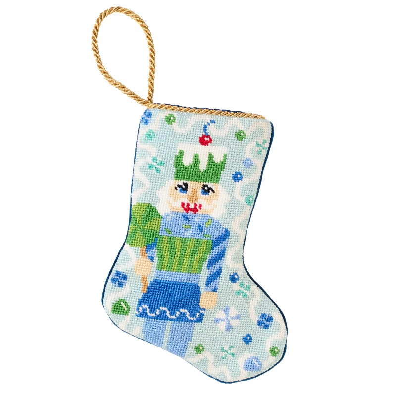 Navy blue stockings for a sophisticated style Sugary Sweet Nutcracker in Blue Bauble Stocking Navy blue stockings for a sophisticated style Sugary Sweet Nutcracker in Blue Bauble Stocking