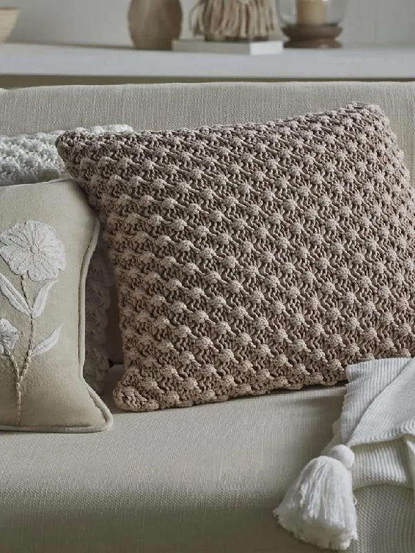 Women's matching top and pants set Mom jeans for a nostalgic and casual look Westside Home Brown Popcorn Textured Cushion Cover