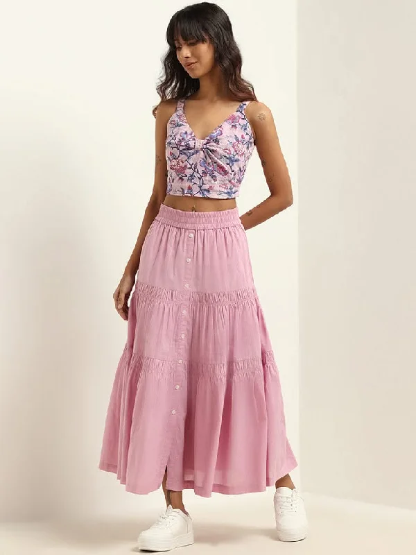 Women's polka - dot dressy pants Distressed women jeans for a trendy and edgy look Bombay Paisley Lilac Cotton Maxi Skirt Women's polka - dot dressy pants Distressed women jeans for a trendy and edgy look Bombay Paisley Lilac Cotton Maxi Skirt