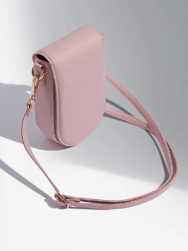 Women's pants for dancing Acid - wash women jeans with a retro finish LOV Pink Sling Bag