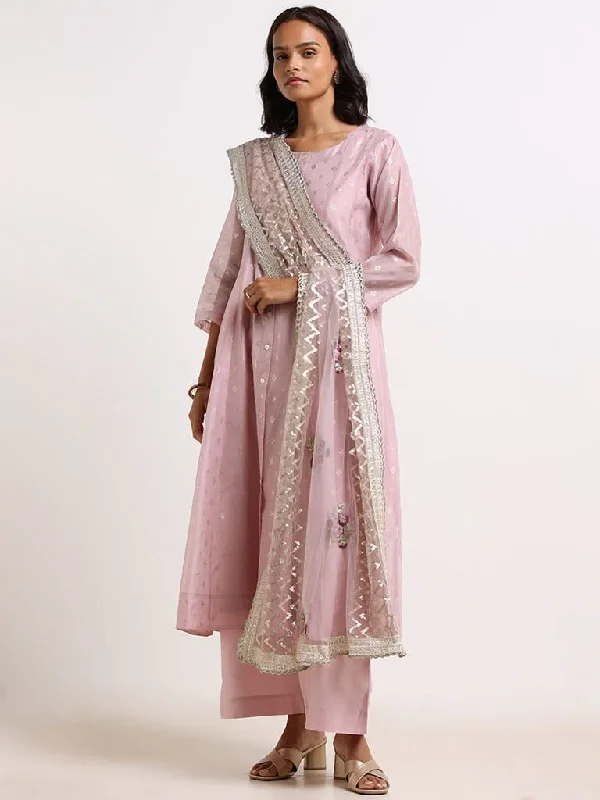 Women's corduroy fall pants Dark - wash women jeans for a sophisticated and slimming effect Vark Lilac Embroidered Kurta, Inner, Pants & Dupatta Set