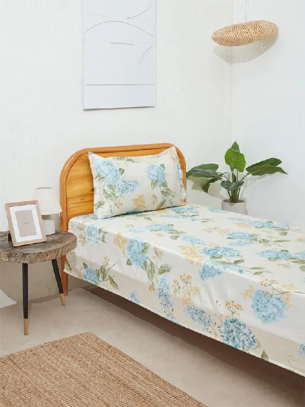 Women's silk evening pants Stretch women jeans for enhanced mobility and comfort Westside Home Aqua Hydrangea Design Single Bed Flat Sheet and Pillowcase Set