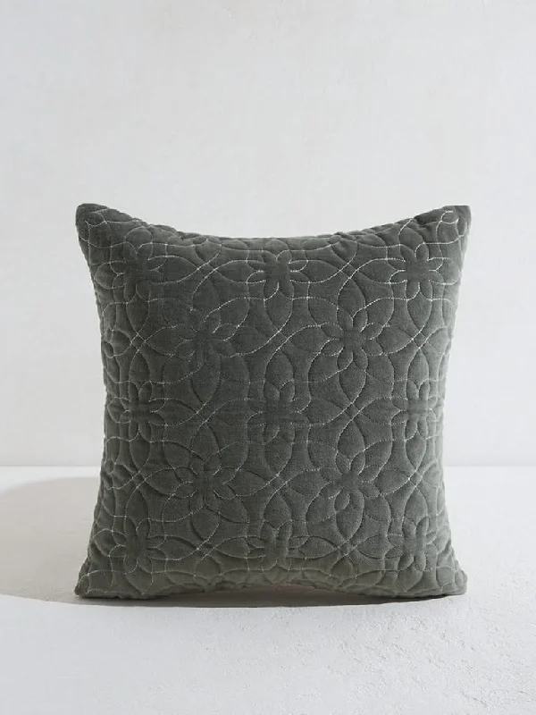 Women's expensive designer pants Dark - wash women jeans for a sophisticated and slimming effect Westside Home Dark Green Geometrical Floral Design Cushion Cover