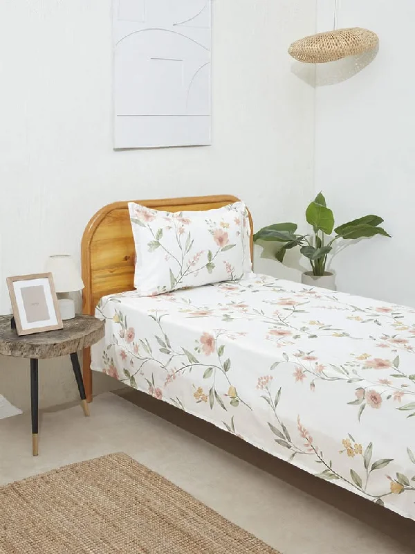 Women's camo outdoor pants Colored women jeans in vibrant hues like red and yellow Westside Home Floral Shrimp Pink Single-Bed Flat Sheet and Pillowcase Set