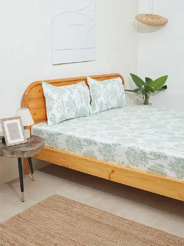 Women's tie - dye festival pants Straight - leg women jeans with a classic and timeless appeal Westside Home Light Green Toile Design Double Bed Flat Sheet and Pillowcase Set
