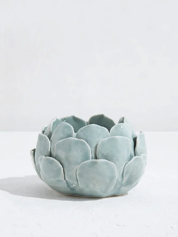 Women's fall - appropriate corduroy pants Distressed women jeans for a trendy and edgy look Westside Home Mint Ceramic Artichoke Tealight Holder